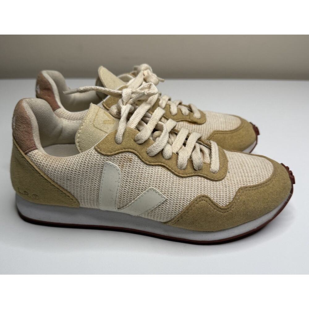 Veja x Madewell SDU Rec-J Sneakers Womens 7 Natural Platine Mesh Low Lace Up - Picture 3 of 10